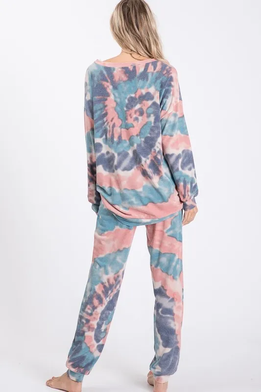 Tie Dye French Terry Casual Pants, image 13