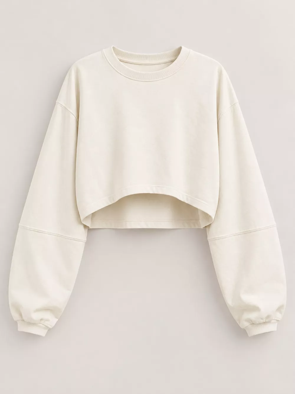Long Sleeve Cropped Sweatshirt, image 24
