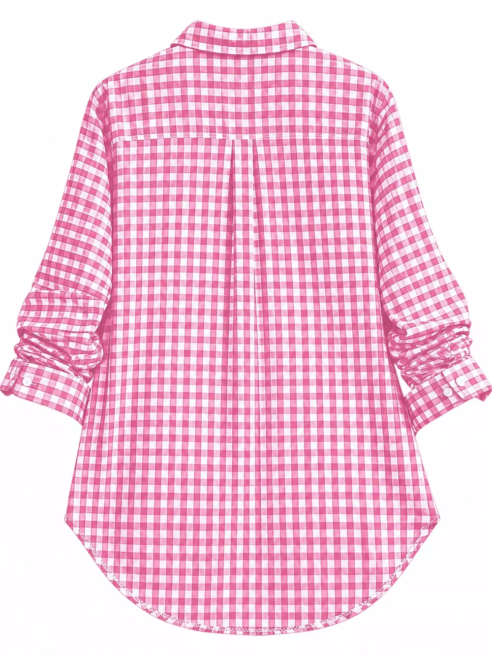 Plus Size Plaid Button-Down Long Sleeve Shirt, image 12