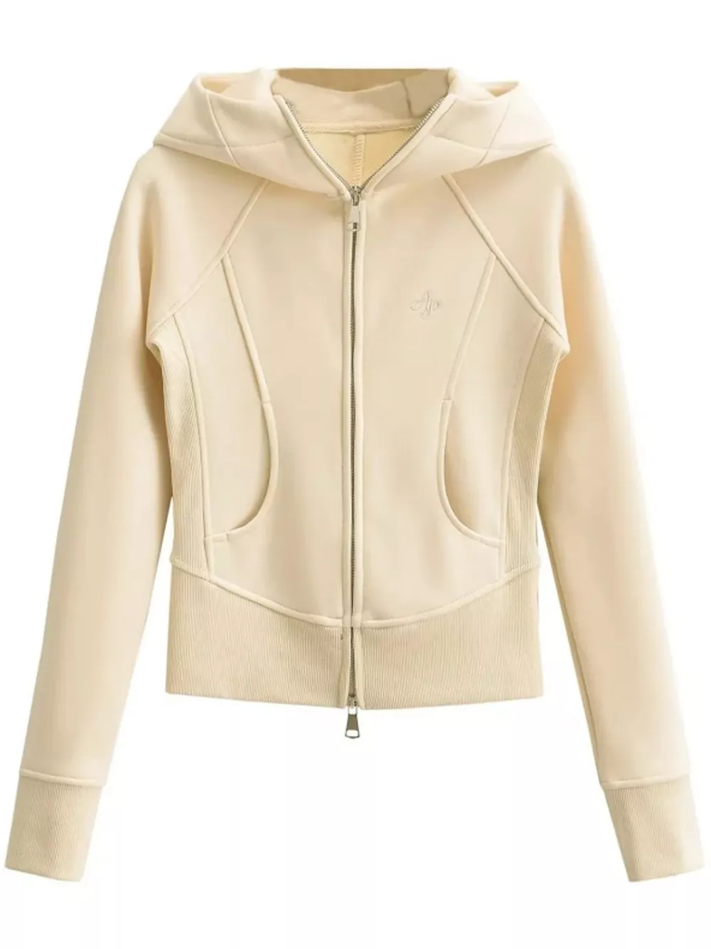 Slim-Fit Full-Zip Hoodie, image 5