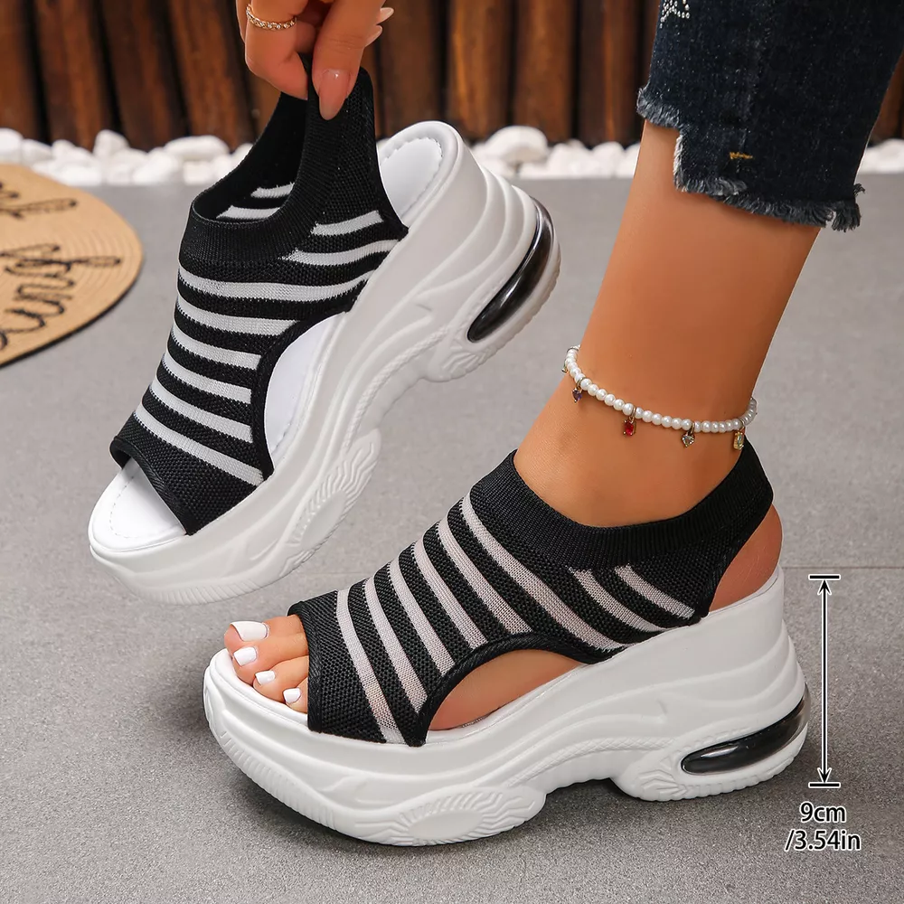 Open Toe Platform Sandals, image 4