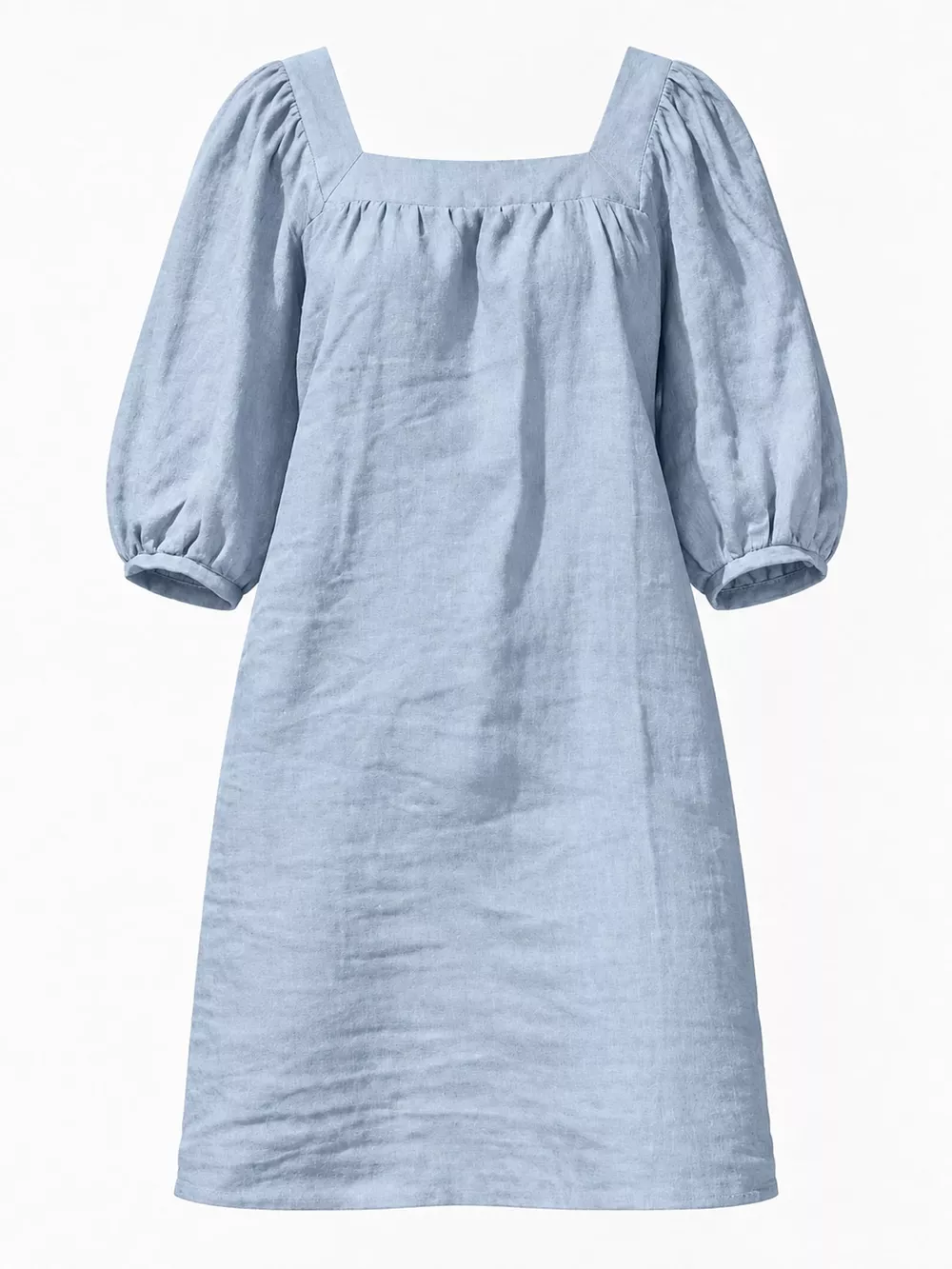 Square Neck Puff Sleeve Mini Dress, image 38