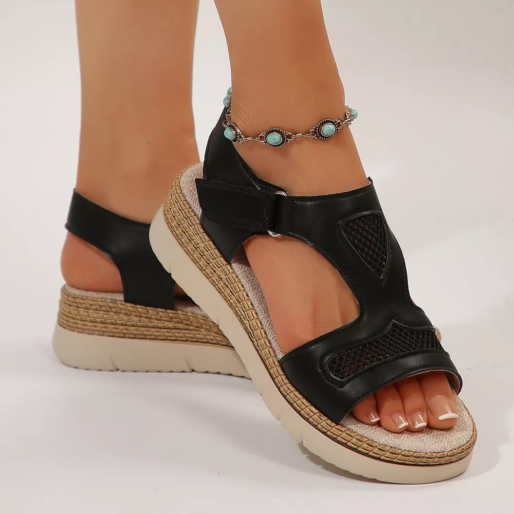 Open Toe Wedge Sandals, image 4