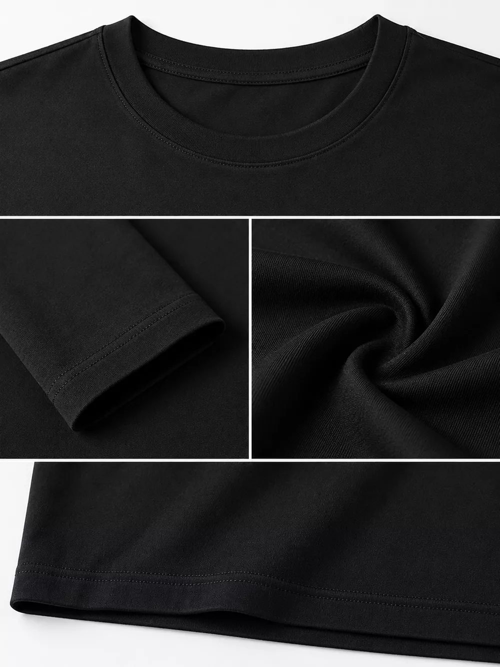 Men's Plus Size Round Neck Long Sleeve T-Shirt, image 13