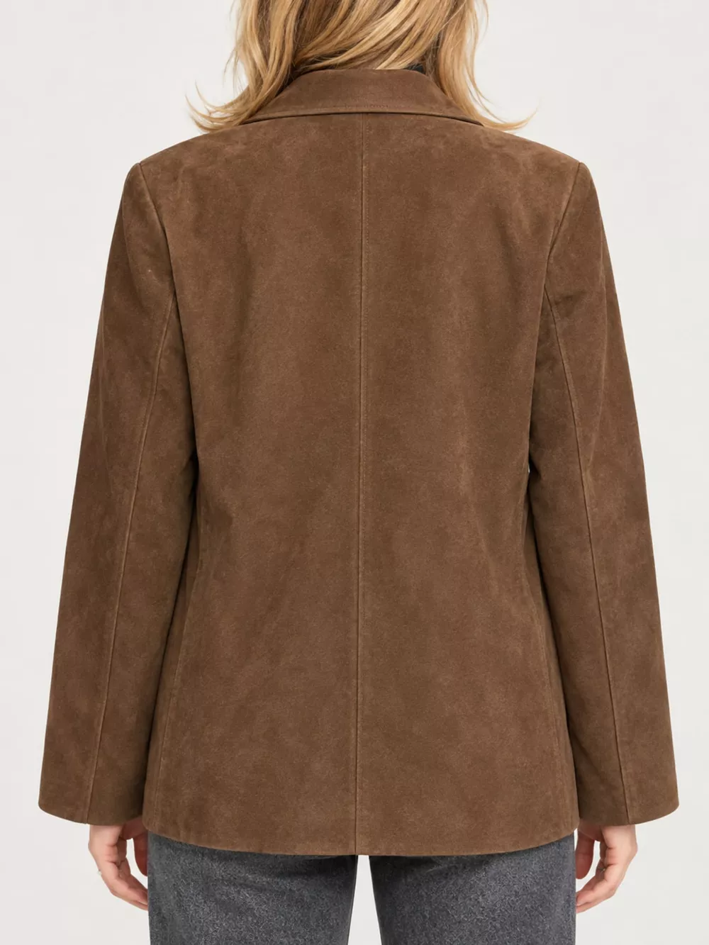 Lapel Collar Button Up Blazer, image 6