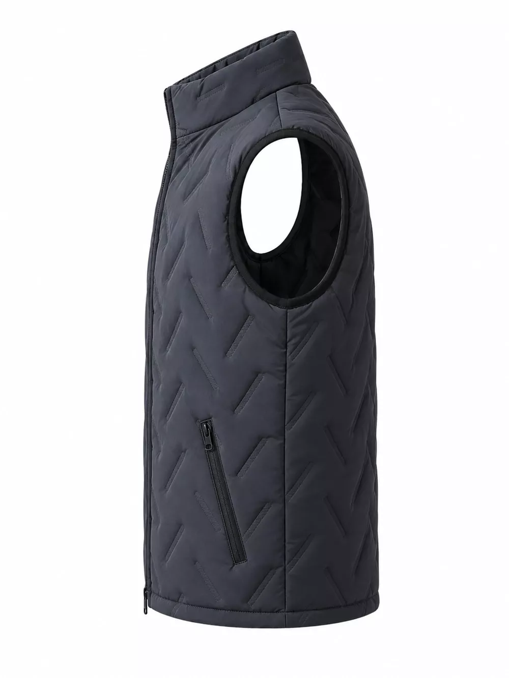 Men's Full Size Thermal Fleece-Lined Quilted Vest Plus Size, image 2
