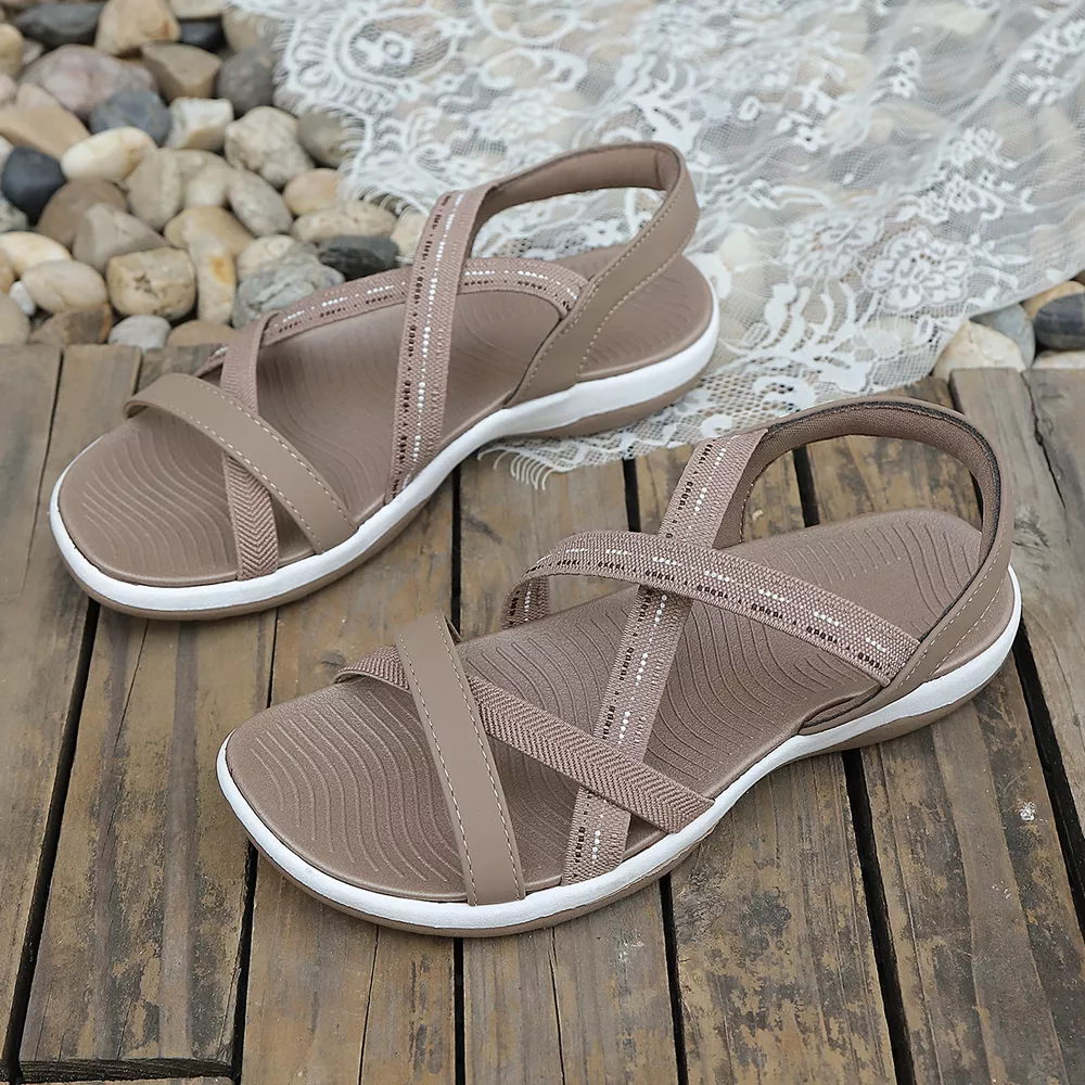 Elastic Strap Comfort Sandals, image 9