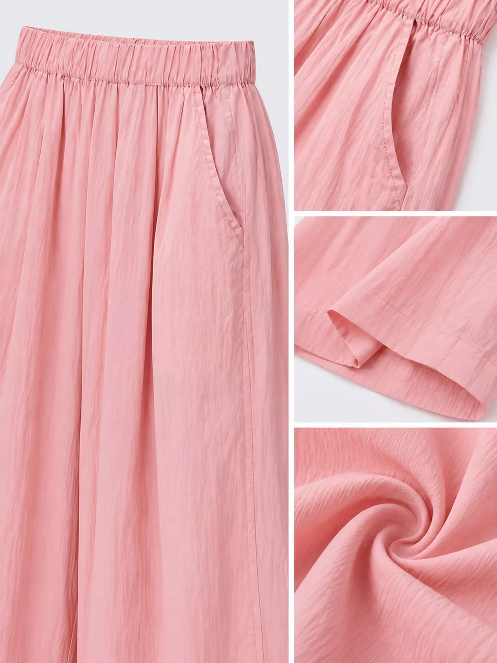 High-Waisted Loose Fit Wide-Leg Casual Pants, image 34