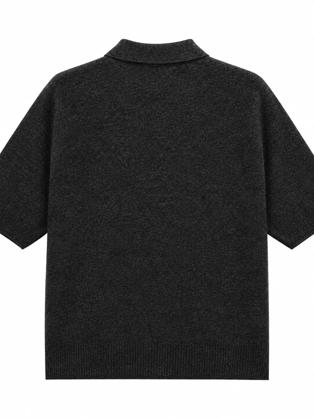 Wool Short-Sleeve knitted Polo Shirt, image 23