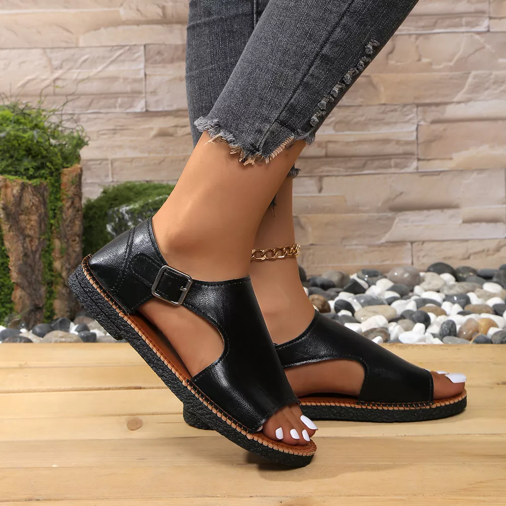 Open Toe Buckle Sandals, image 6