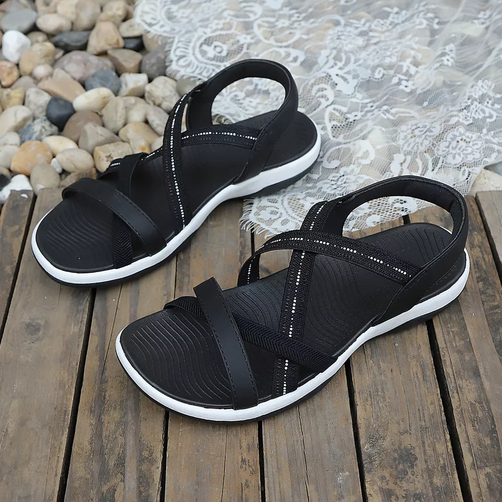 Elastic Strap Comfort Sandals, image 3