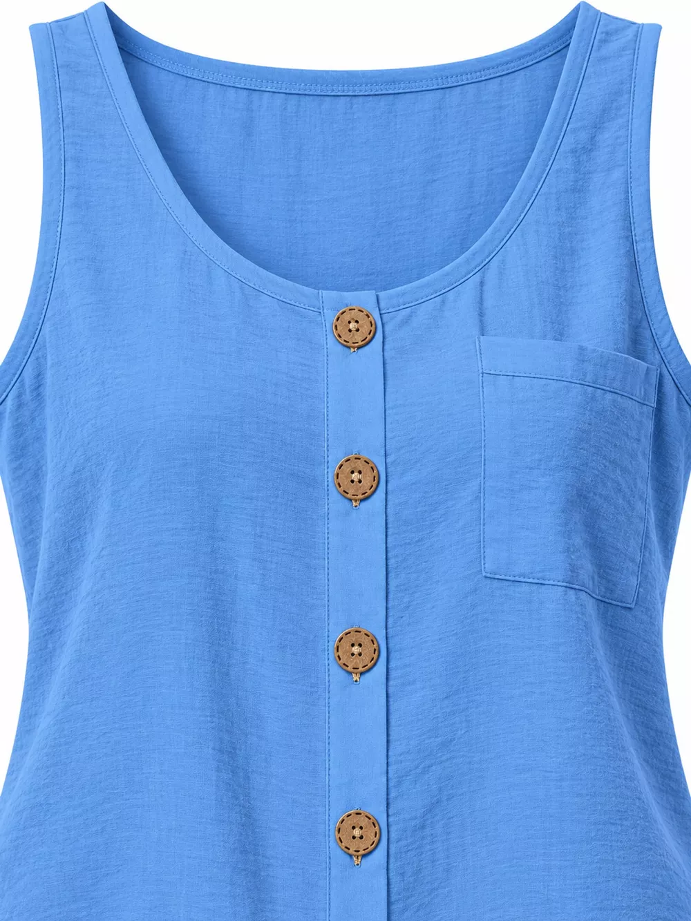 Full Size Casual Round Neck Tank Plus Size, image 20