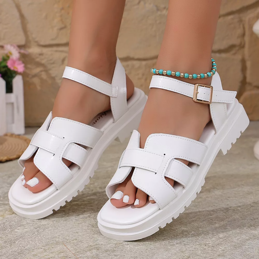 Open Toe Flats Sandals, image 10