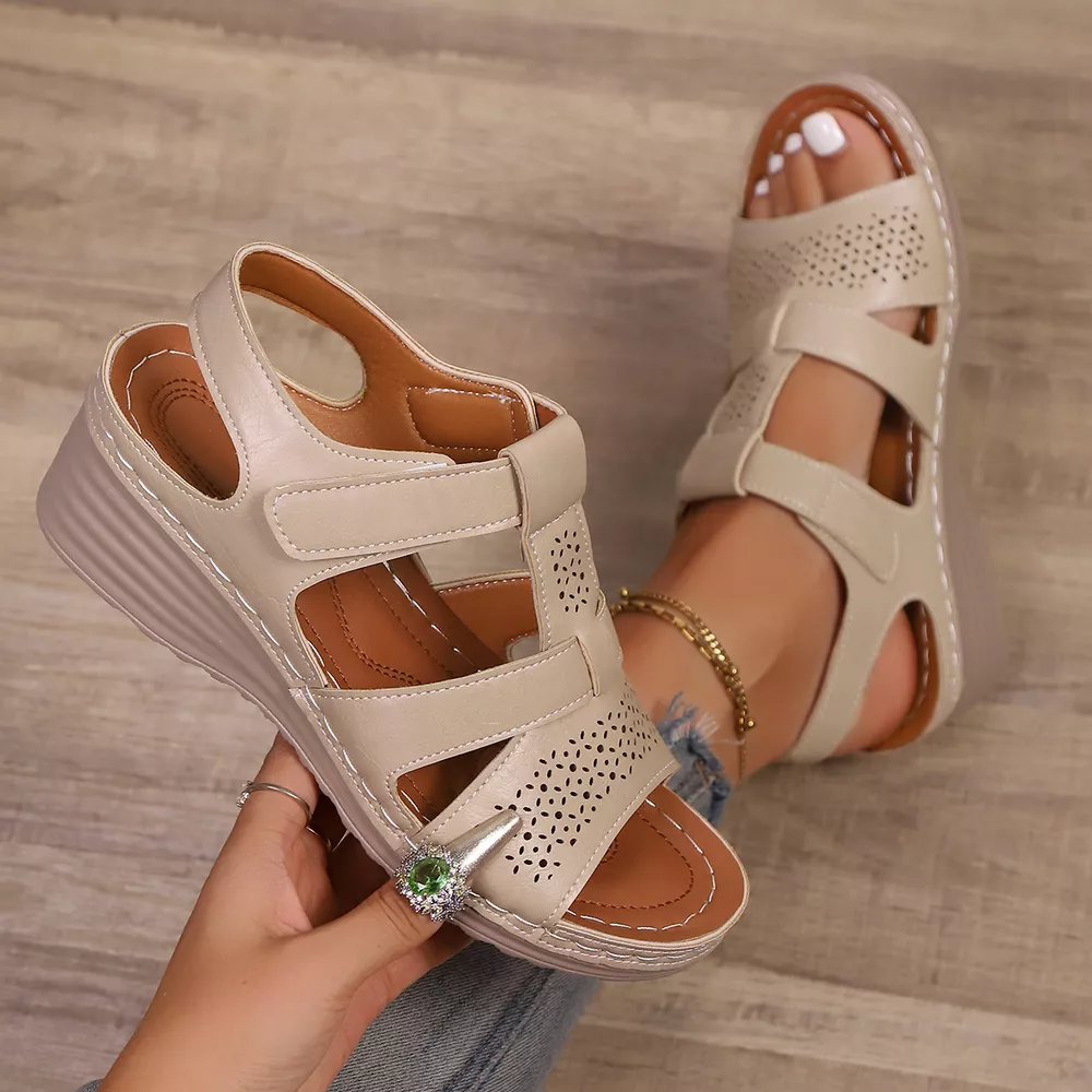 Open Toe Wedge Sandals, image 6