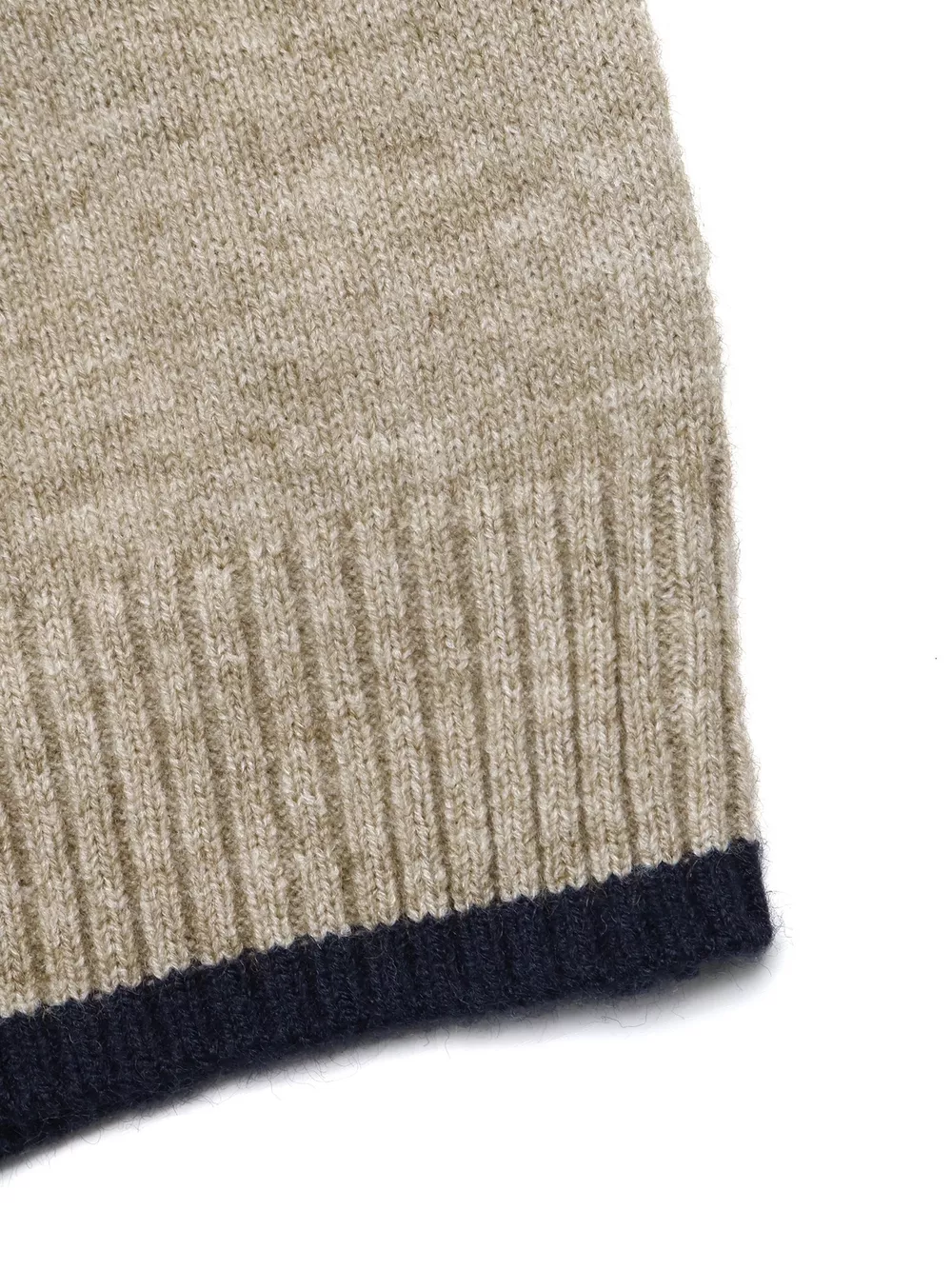 Cozy Mock Neck Sweater with Contrast Trim, image 12