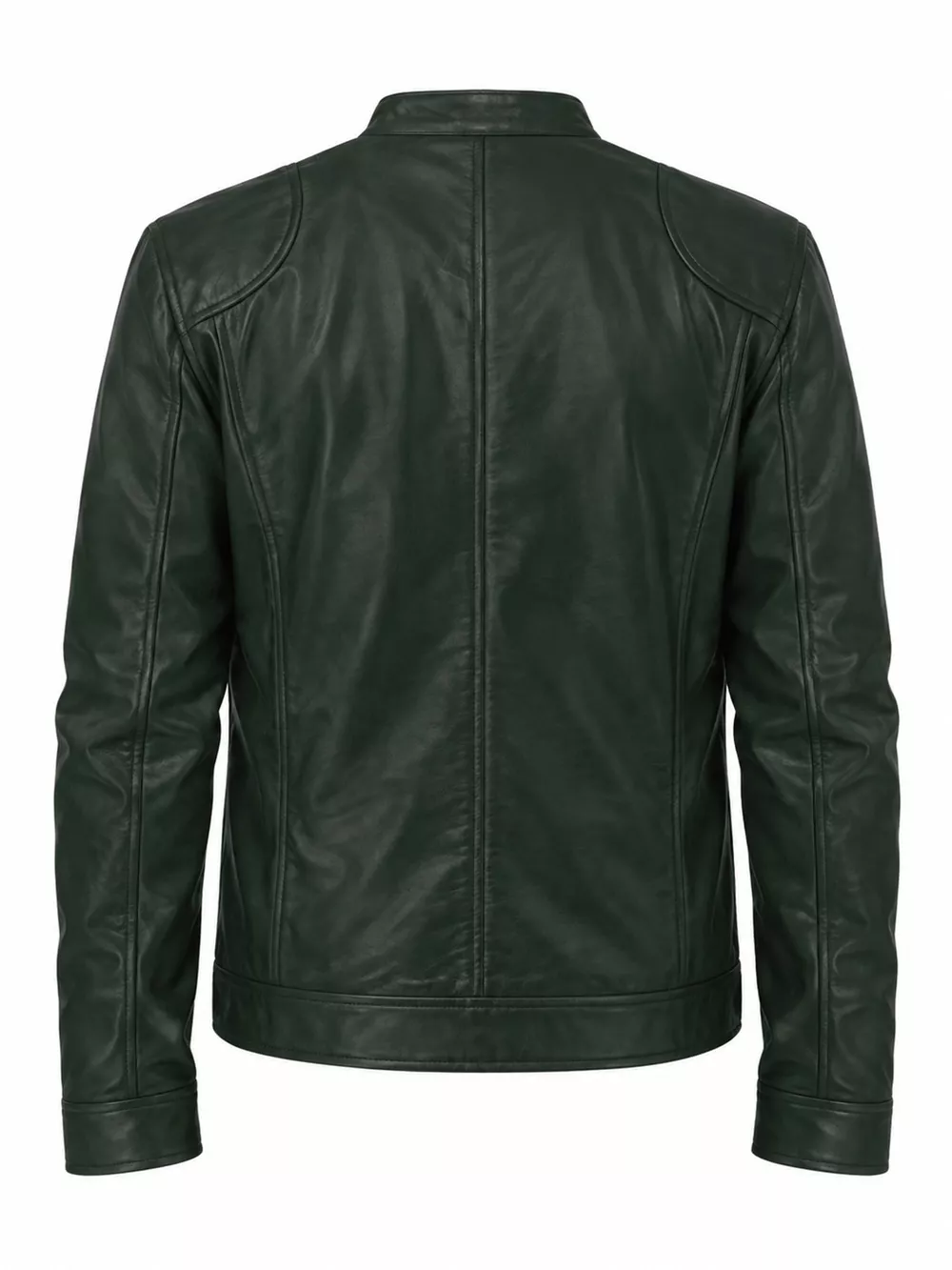 Men's Full Size Faux Leather Zip Up Jacket Plus Size, image 47
