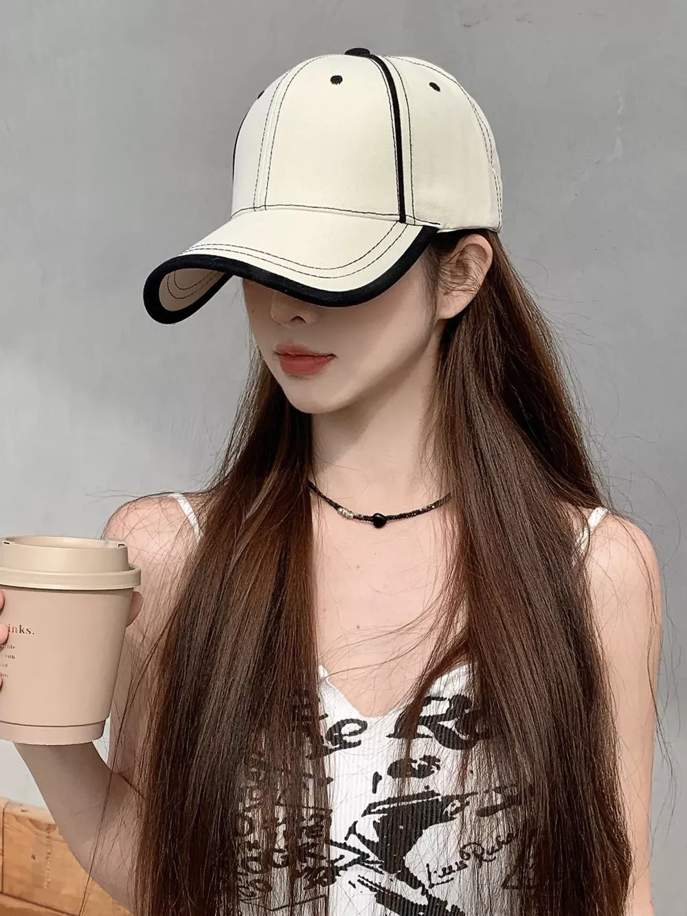 Contrast Stitch Baseball Cap, image 5