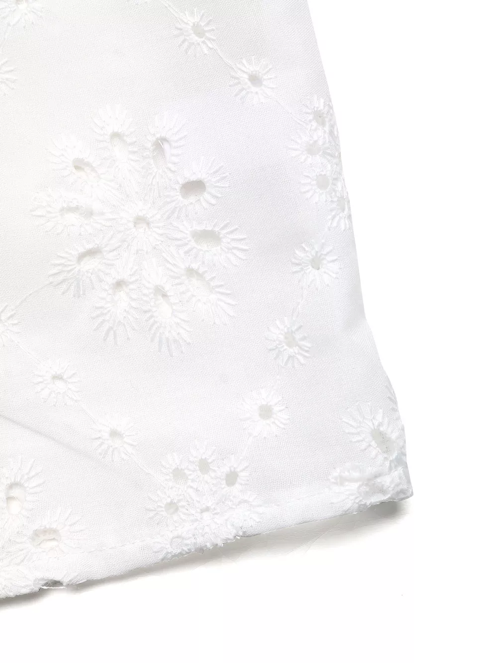Eyelet Embroidered Button Up Shirt, image 10