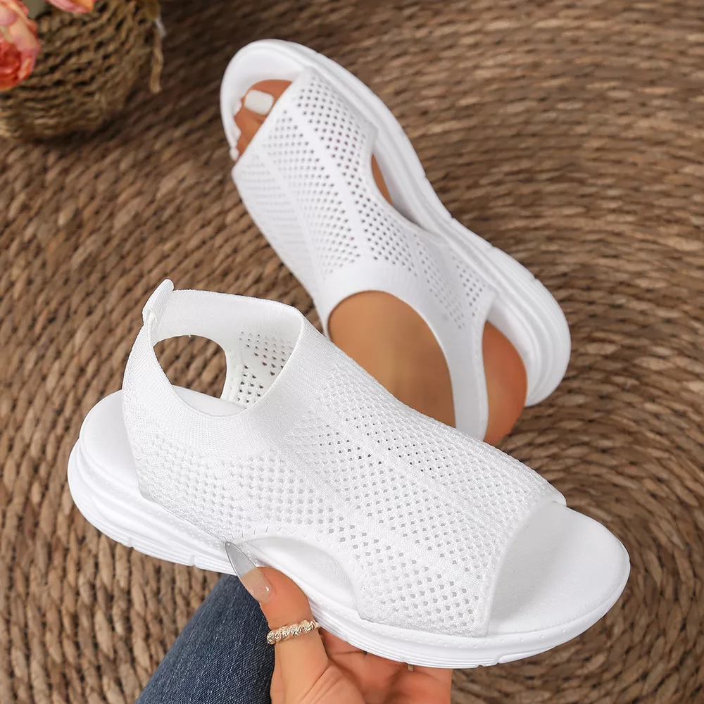 Breathable Mesh Open Toe Sandals, image 13