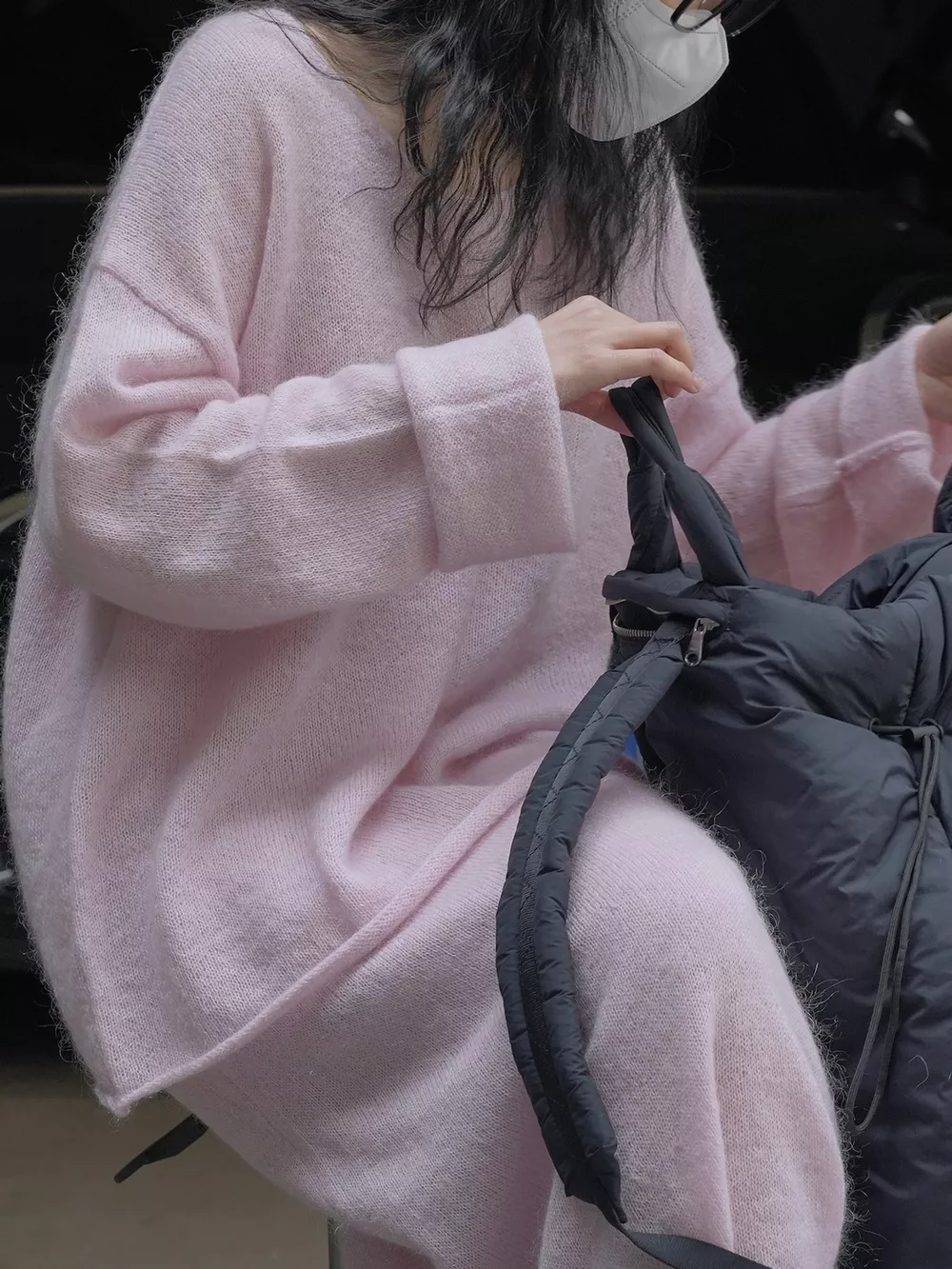 Round Neck Dropped Shoulder Sweater, image 9