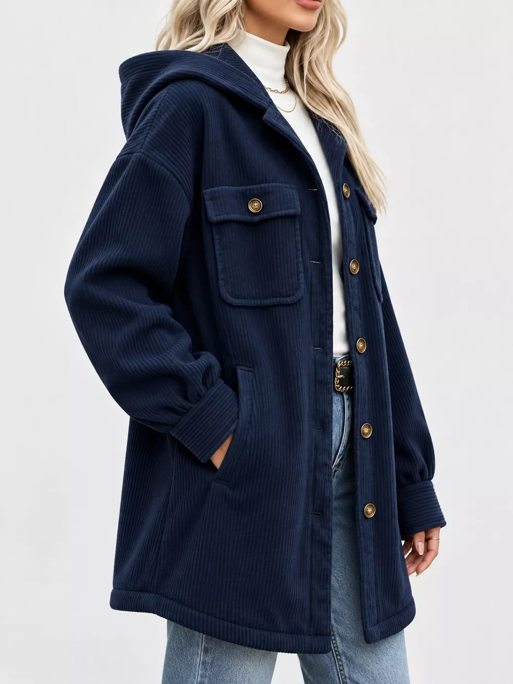 Corduroy Button-Down Outerwear, image 17