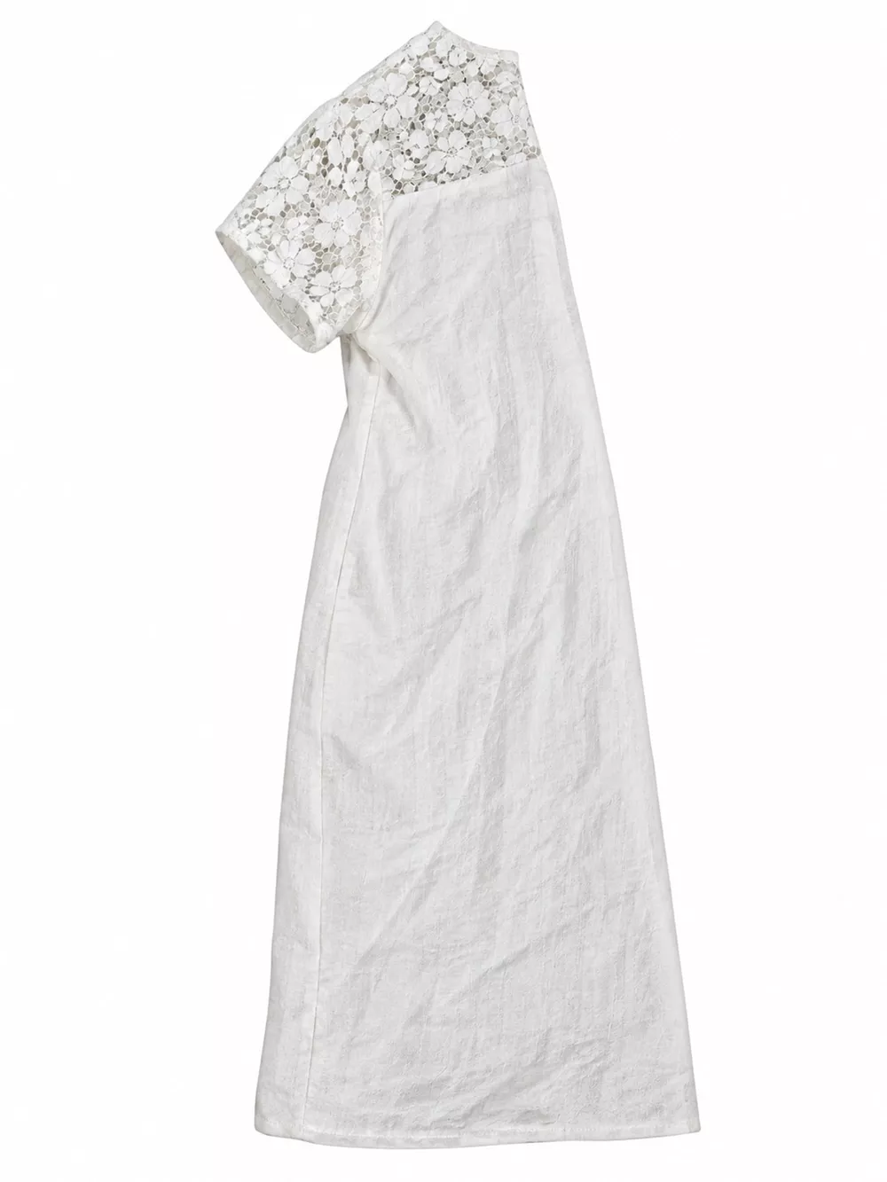 Full Size Floral Lace Short Sleeve Shift Dress Plus Size, image 2