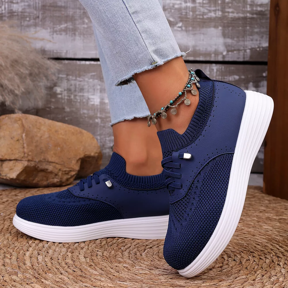 Round Toe Lace Up Sneakers, image 13