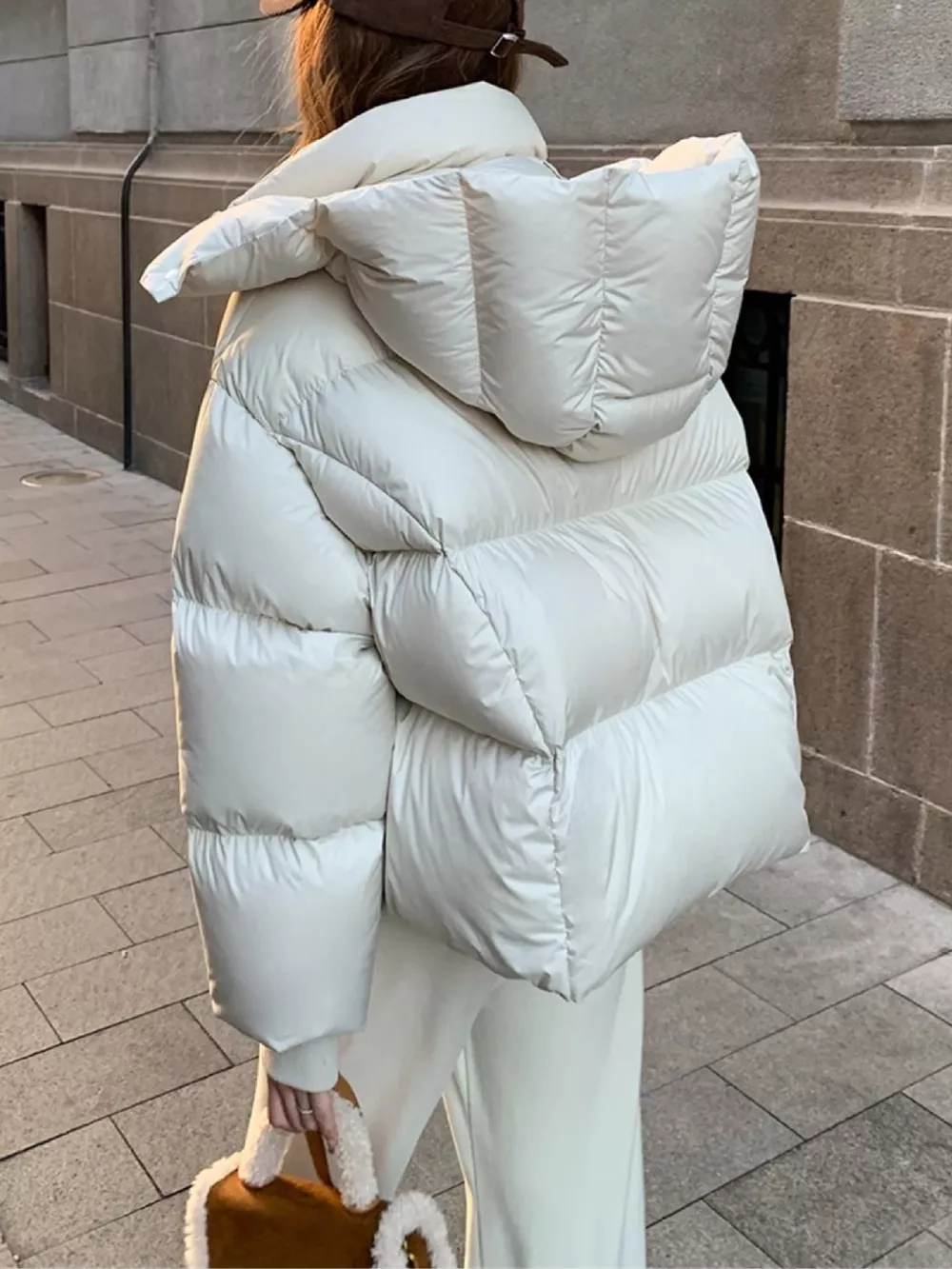 Quilted Hooded Puffer Jacket, image 16