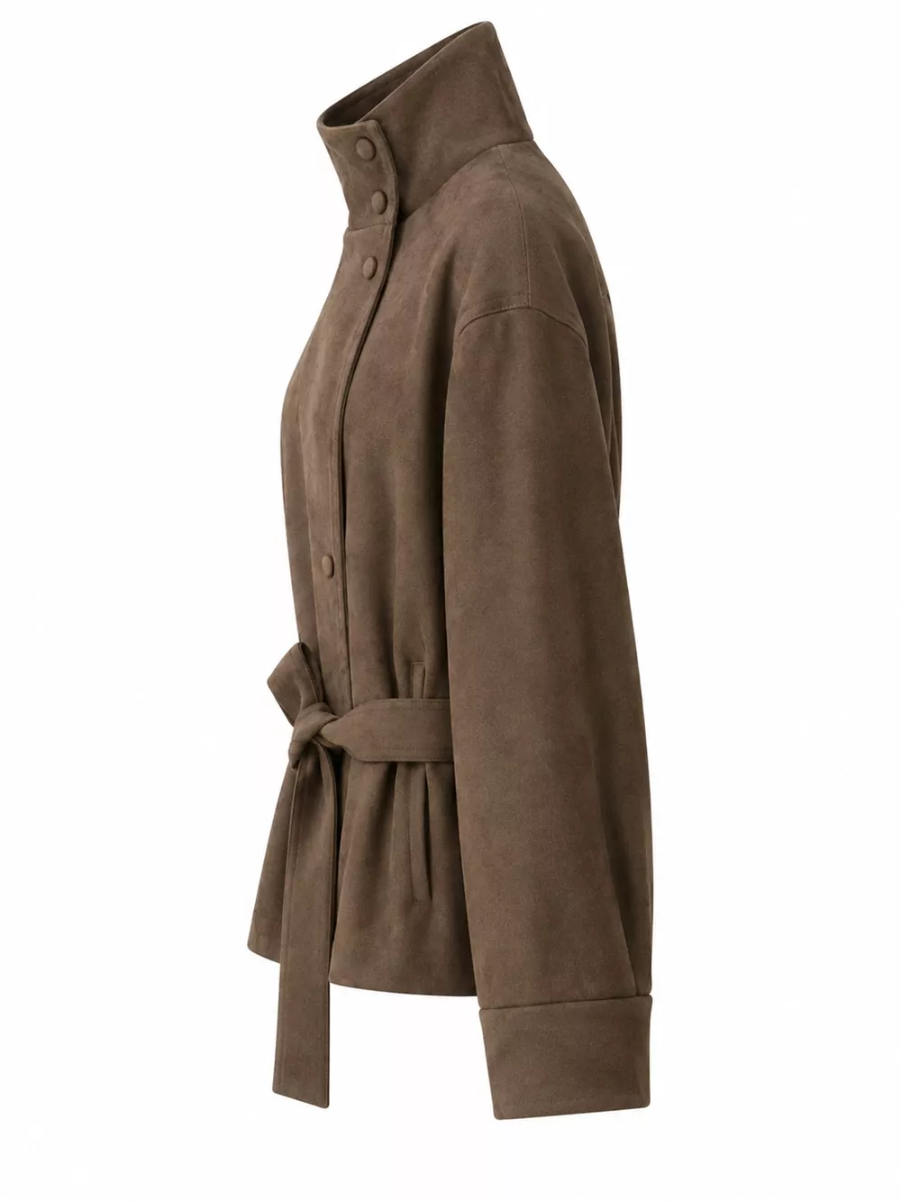 Long Sleeve Belted Jacket, image 6
