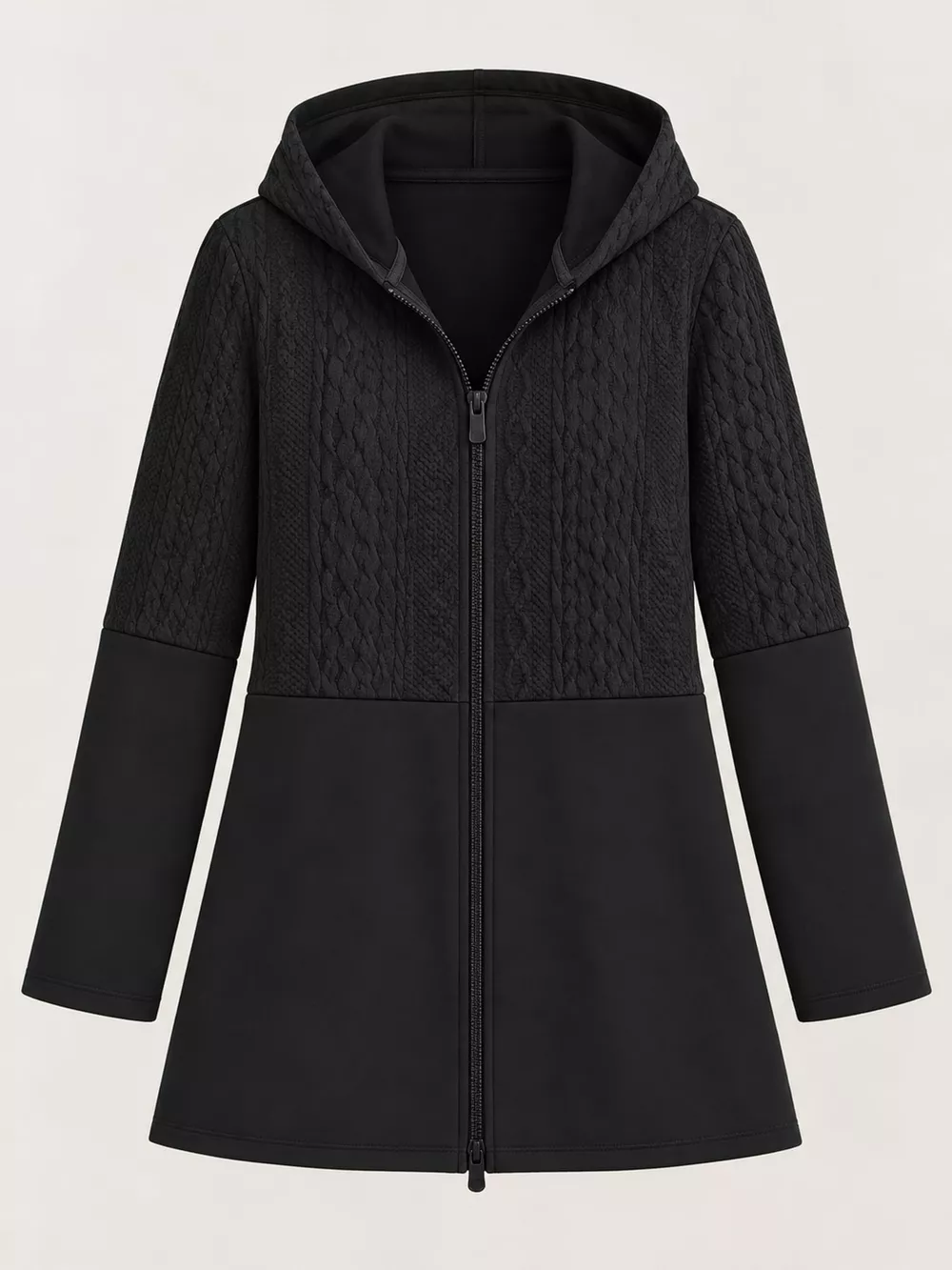 Full Size Hooded Zip-Up Jacket Plus Size, image 9