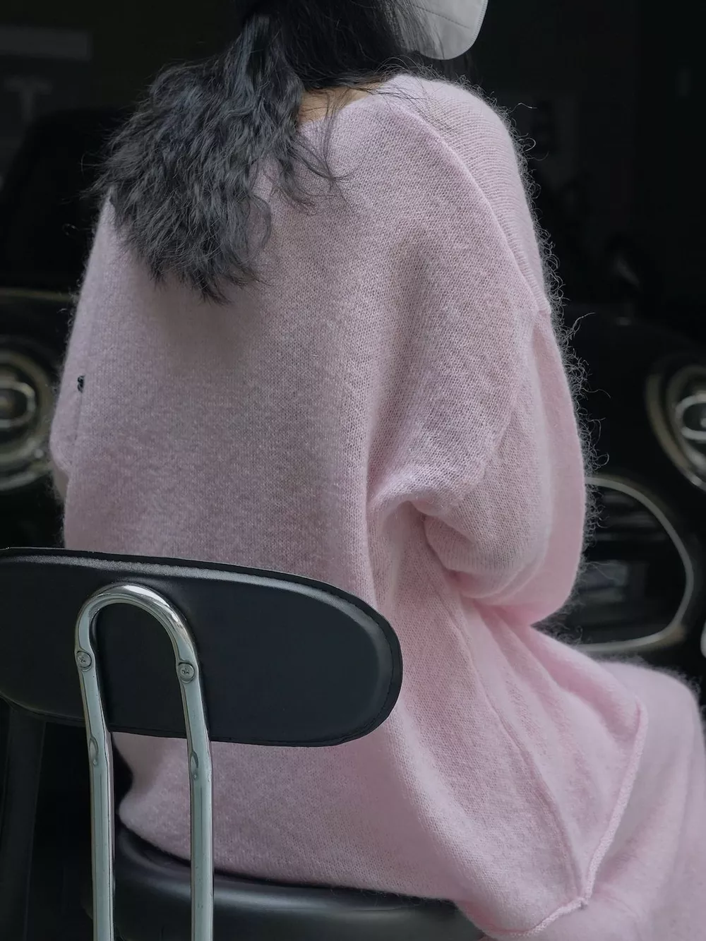 Round Neck Dropped Shoulder Sweater, image 10