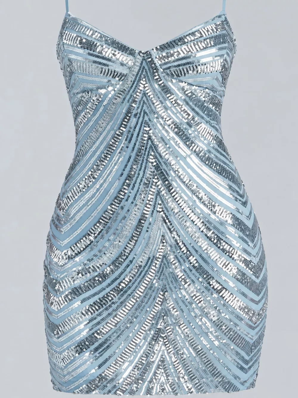 Sequin Embellished Bodycon Mini Dress, image 6