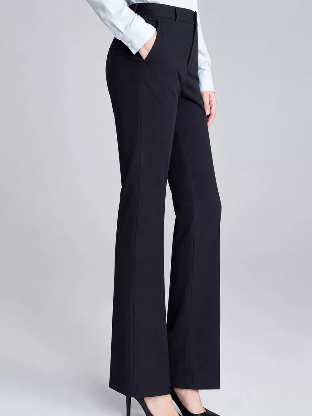 High-Waisted Straight-Leg Pants, image 6