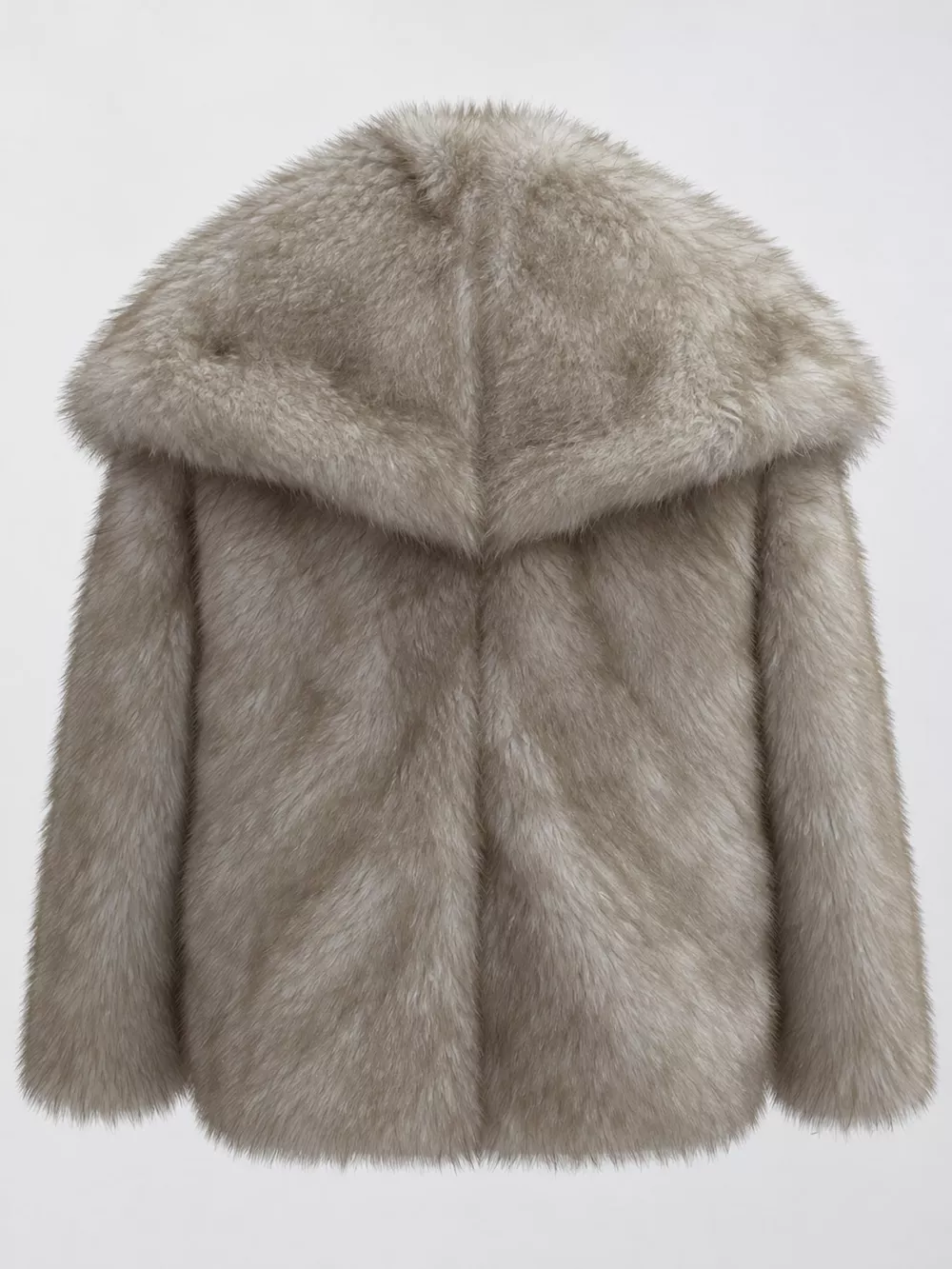 Fox Fur Collar Winter Outerwear, image 64