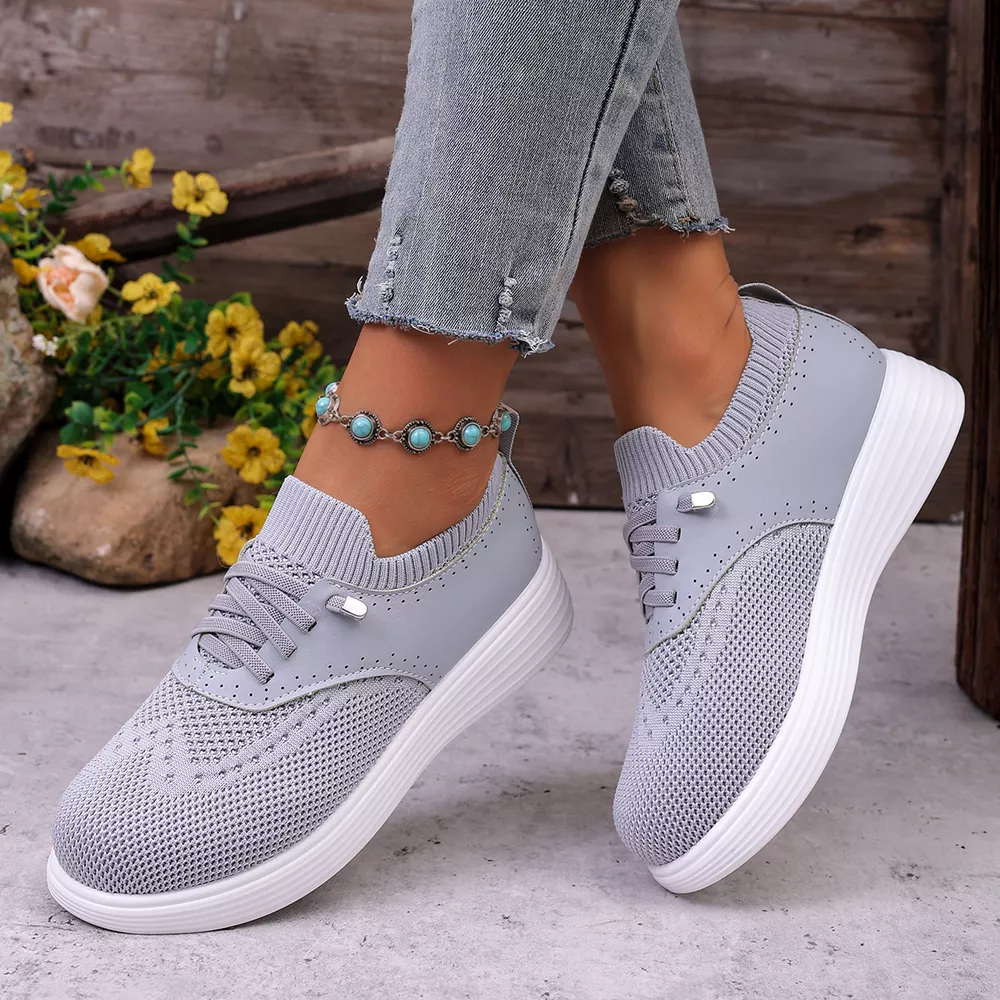 Round Toe Lace Up Sneakers, image 14