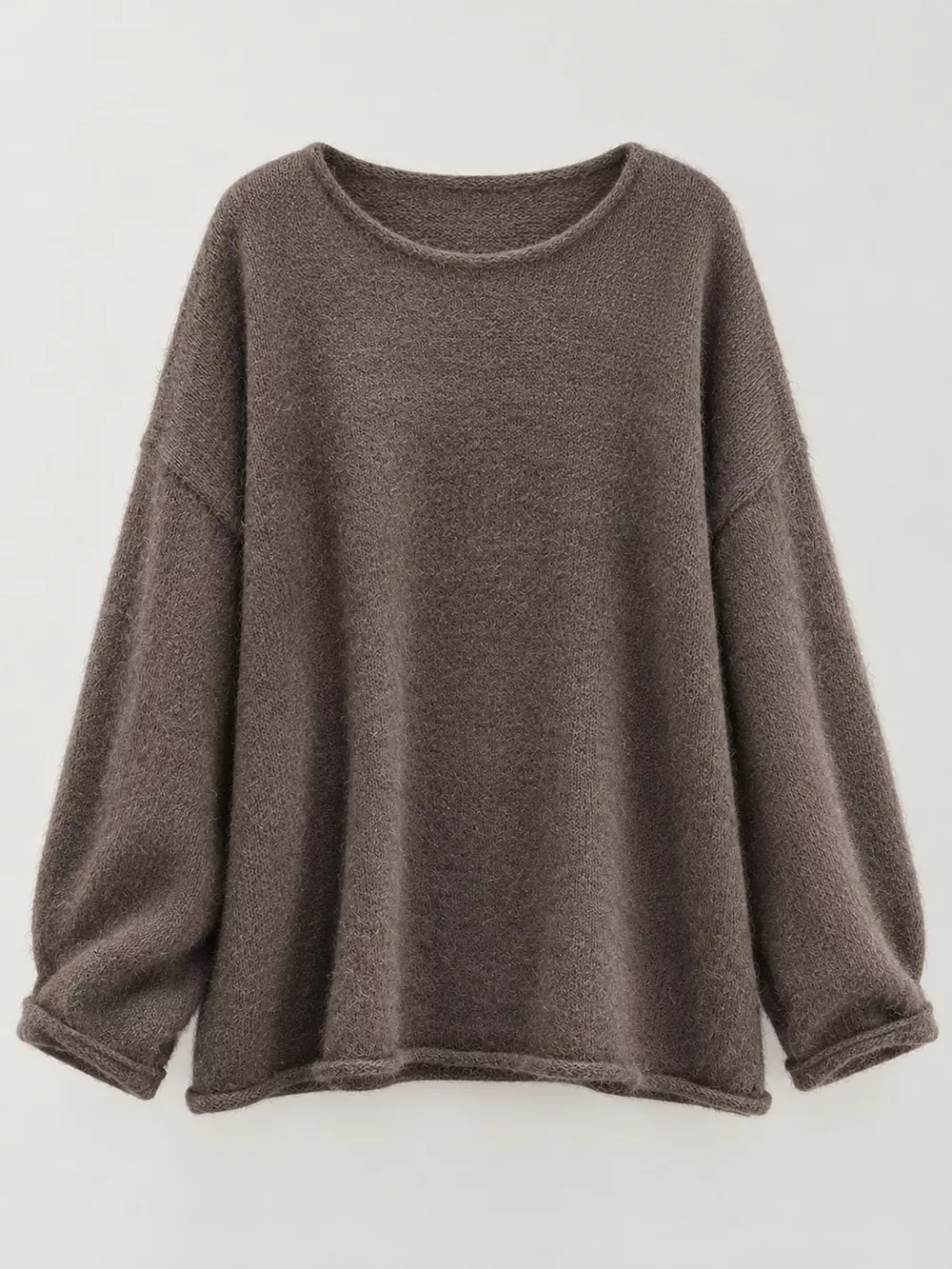 Round Neck Dropped Shoulder Sweater, image 20