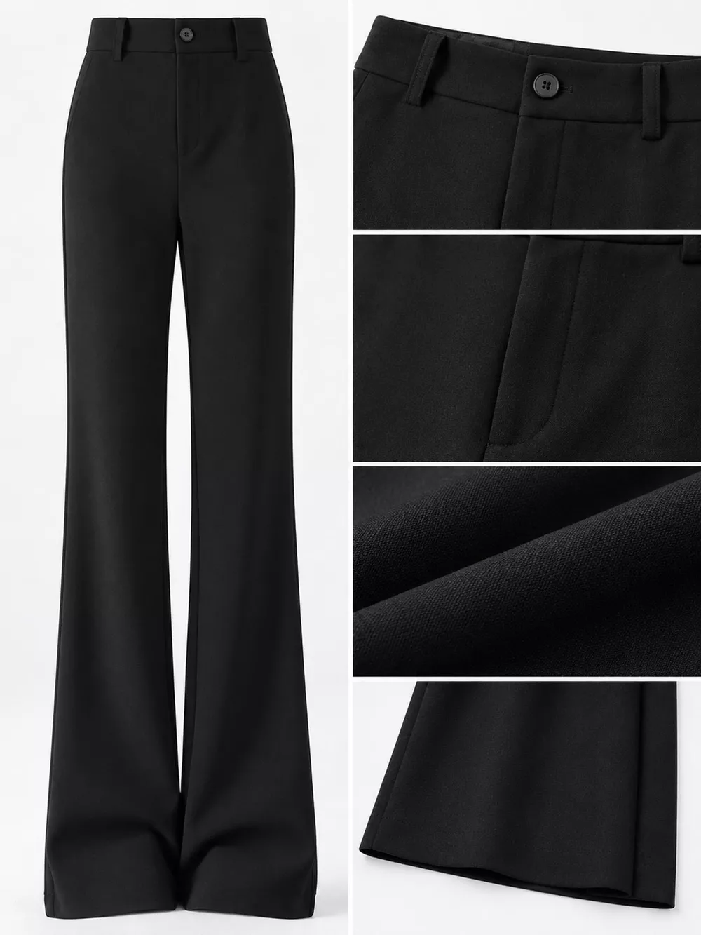 Full Size High-Waisted Slim-Fit Straight-Leg Pants Plus Size, image 19