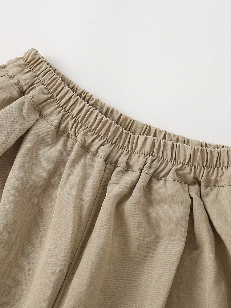 Children's Casual Elastic Waist Capris, image 3