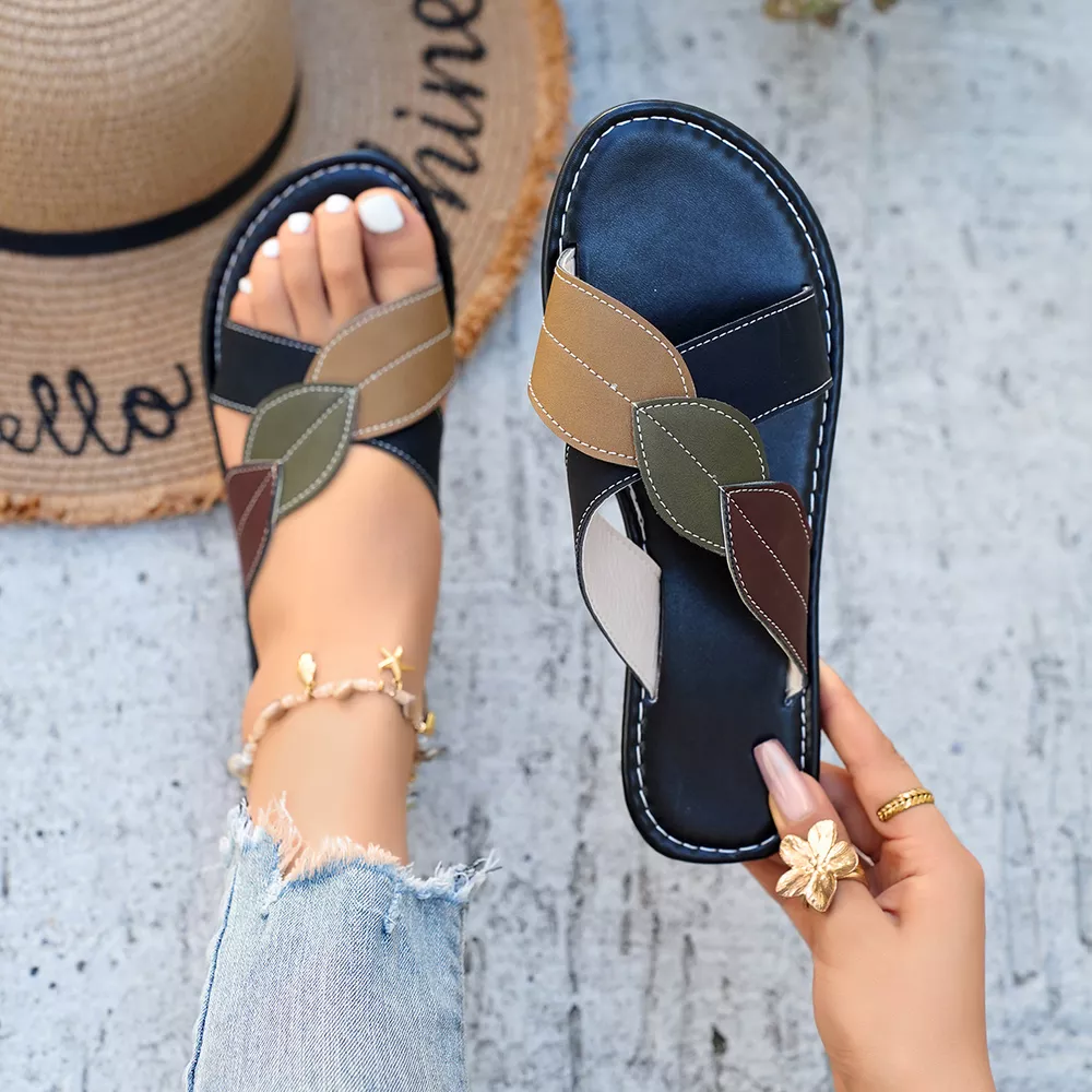 Cross Strap Open Toe Sandals, image 4