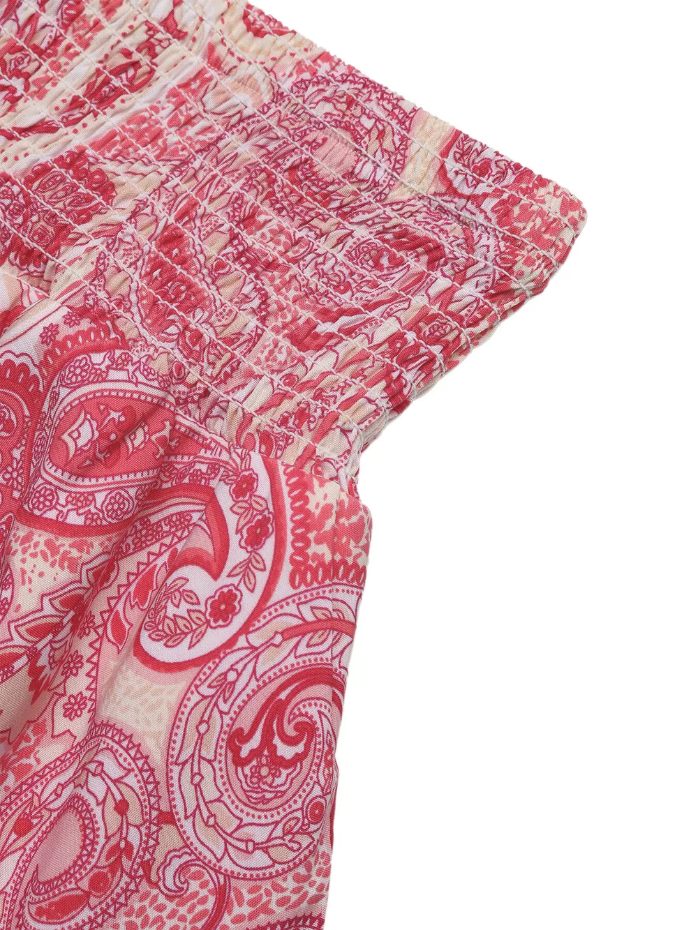 Paisley Print Tube Top and Ruffle Mini Skirt Set, image 11
