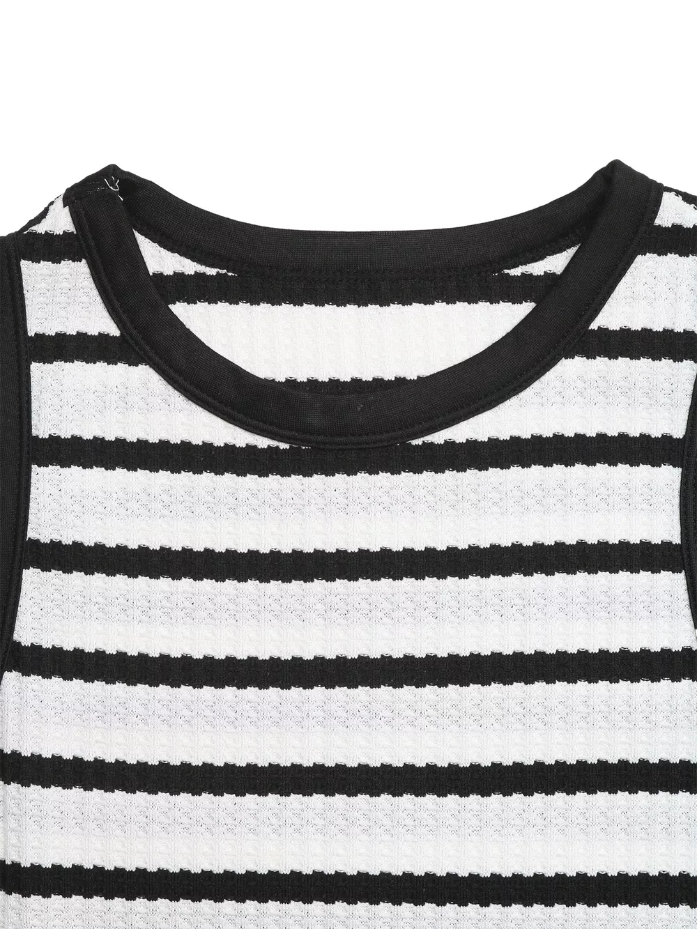 Sleeveless Striped Bodycon Midi Dress, image 7