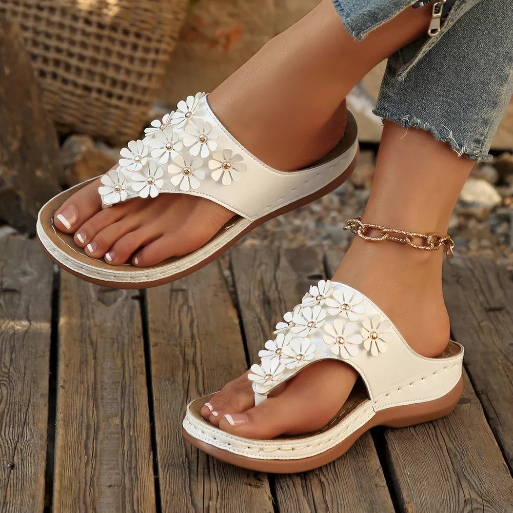 Toe Post Flats Sandals, image 7