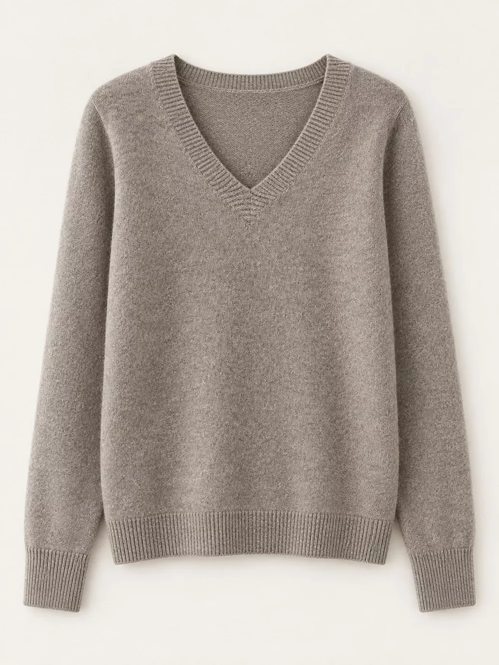 V-Neck Solid Color Sweater, image 43