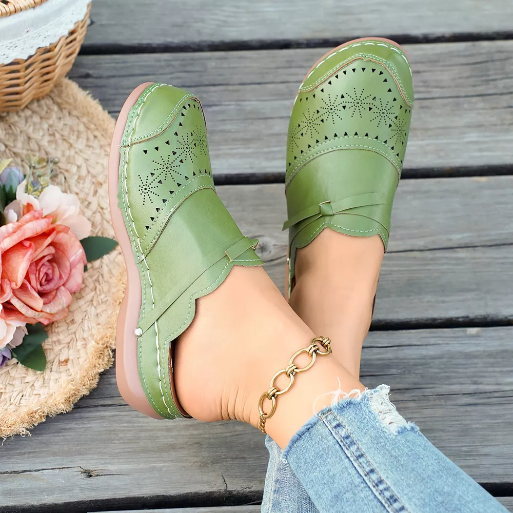 Round Toe Wedge Sandals, image 7
