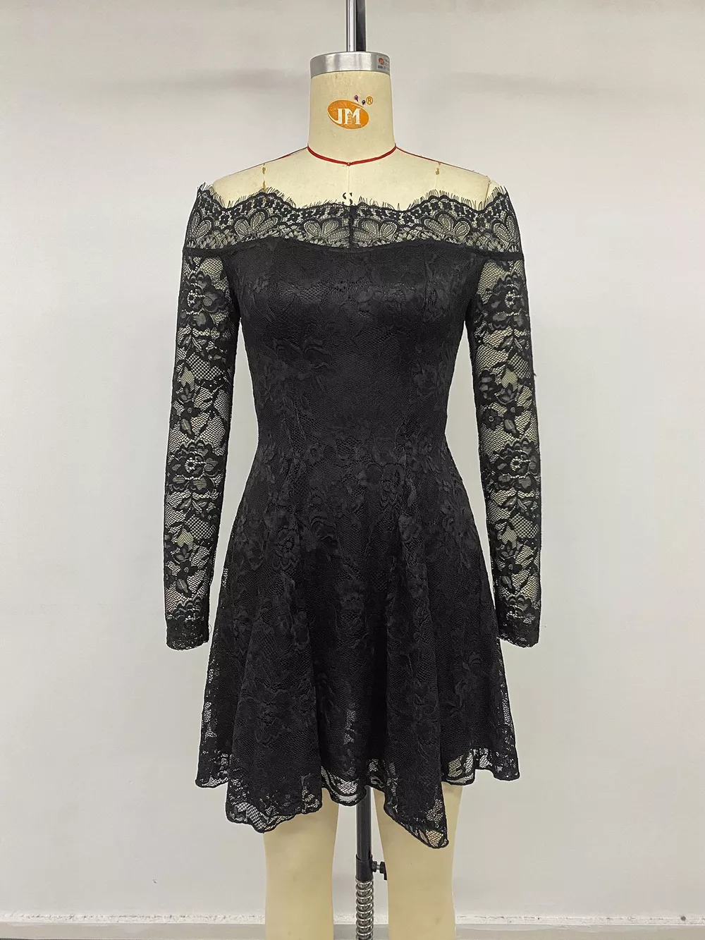 Lace Off Shoulder Mini Dress, image 6