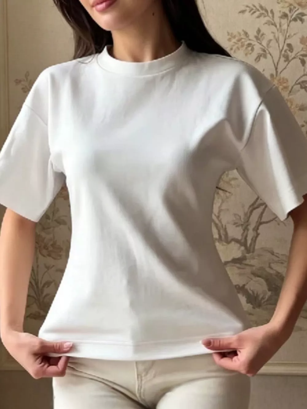 Round Neck Short Sleeve T-Shirt, image 4