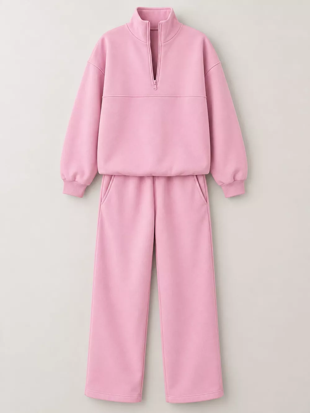 Half-Zip Sweatshirt and Joggers Set, image 24