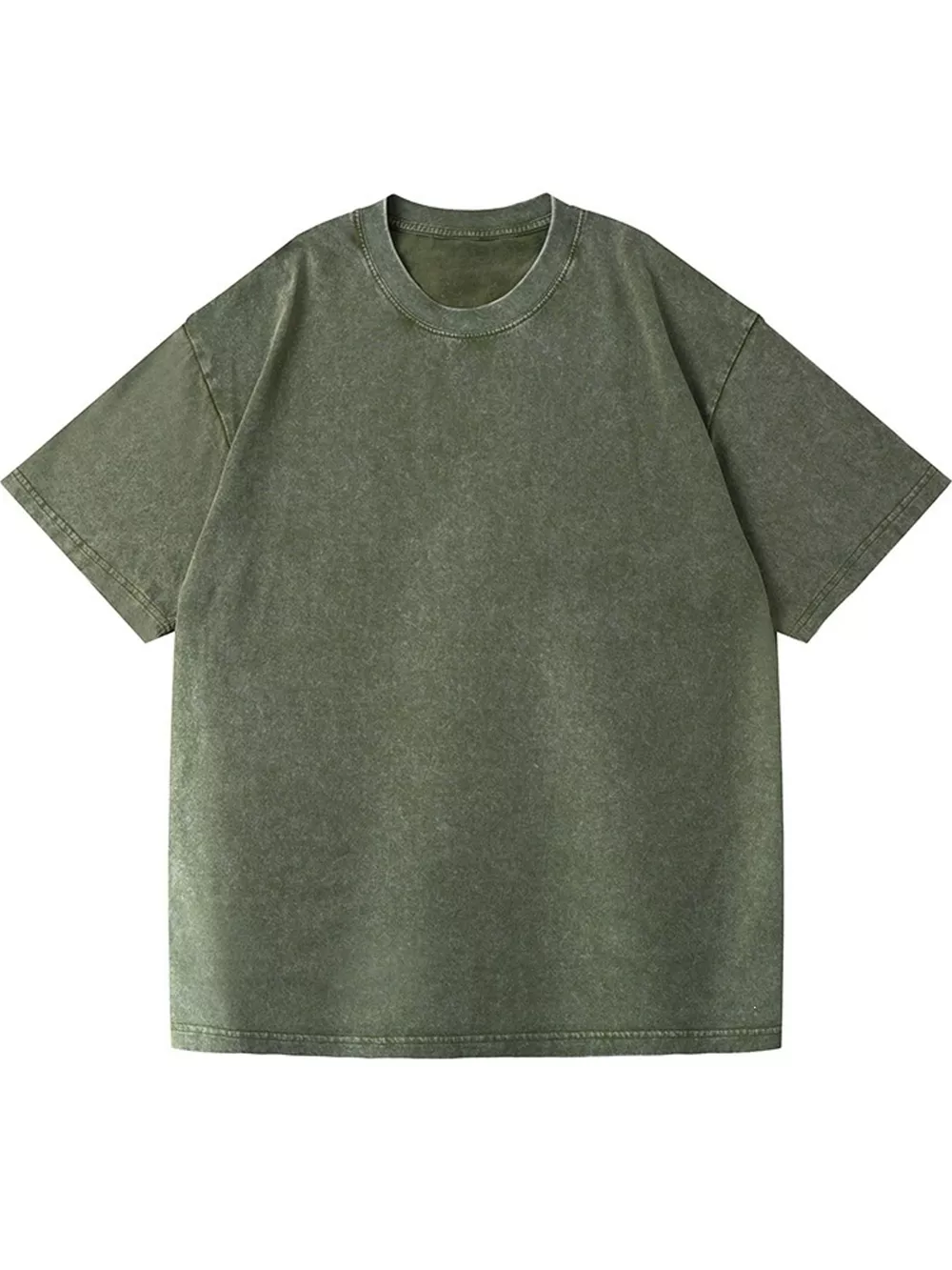 Men's Full Size Vintage Acid Wash Oversized Crewneck T-Shirt Plus Size, image 17