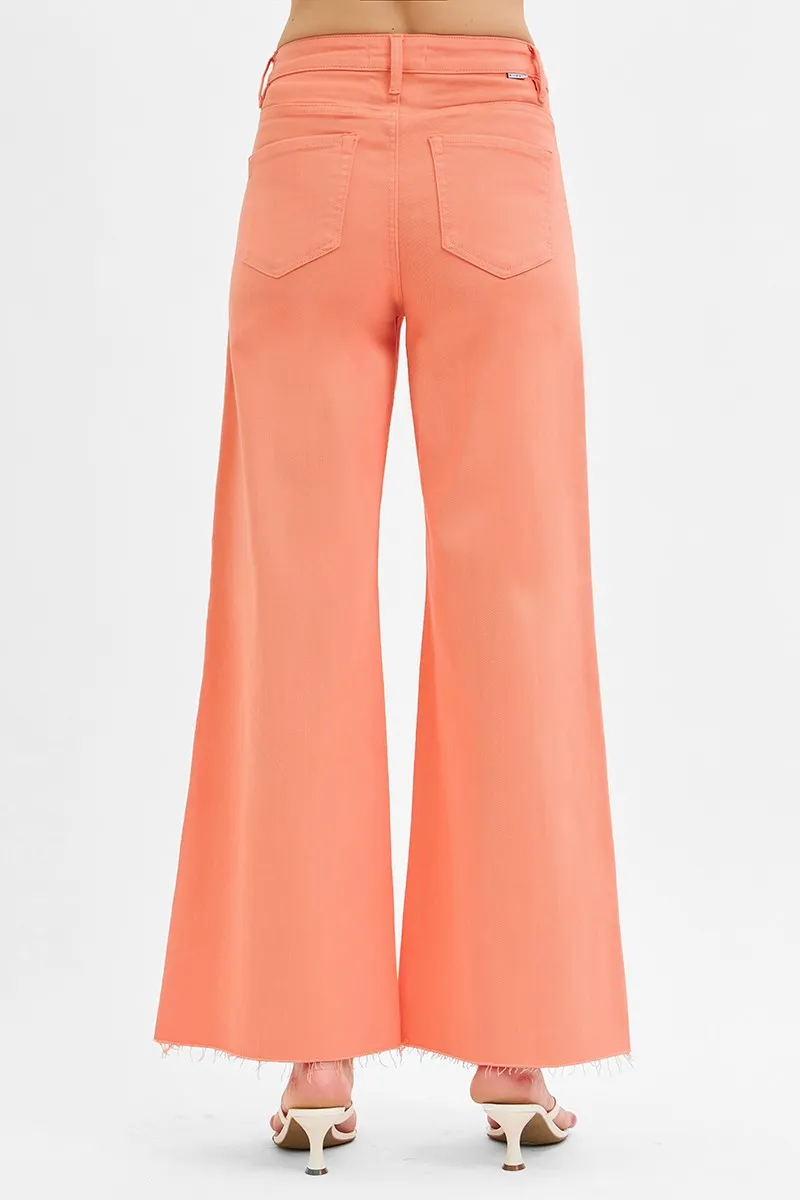 Full Size Tummy Control High Rise Wide Leg Palazzo Jeans Plus Size, image 6