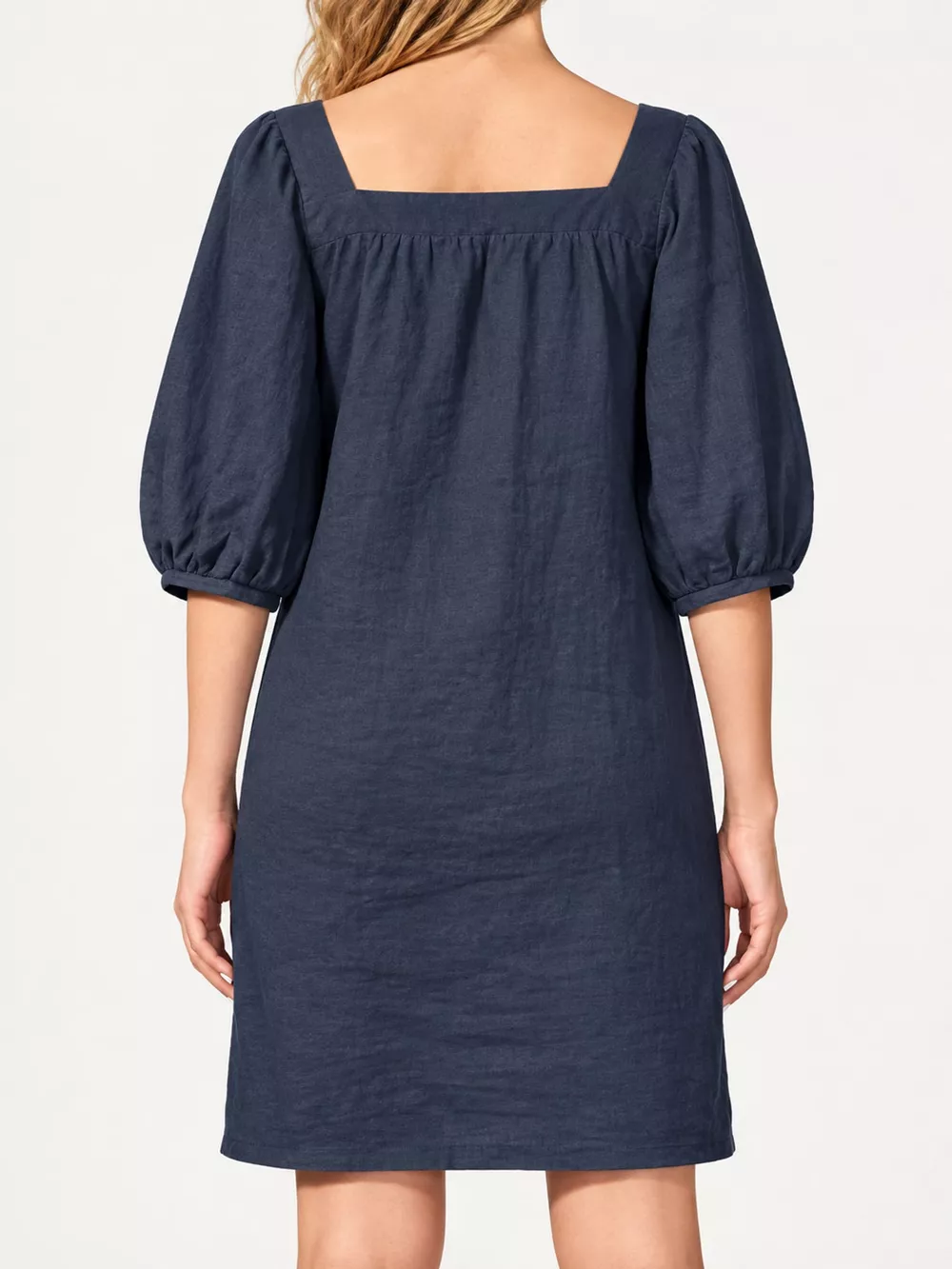 Square Neck Puff Sleeve Mini Dress, image 17